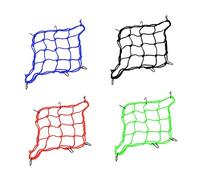 PartyKindom 4 Pièces Filet De Chargement pour Vélo Et Deux-Roues Filet à Bagages avec Crochets Robustes Élastique pour Siège Arrière Et Réservoir De Carburant