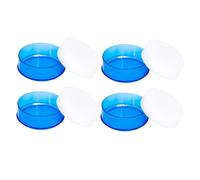 PartyKindom 4 pièces Finger Moistener For Counting Money Set Plastic And Sponge Finger Paste Quick And Easy Moisturizing Multipurpose