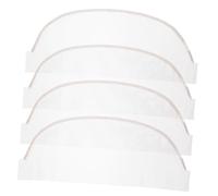 PartyKindom 4 pièces Lace Frontal Wig Closure Deep Soft Breathable Lace Net For DIY Wig Making And Repair Accessories