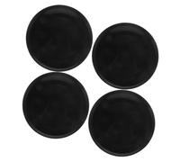PartyKindom 4 pièces Plateau de Fleurs Rond Plastique Saucer pour Plantes Intérieur Base pour Pots de Fleurs pour Éviter Fuites Eau et Protéger Surfaces
