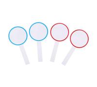 PartyKindom 4 pièces Tableau Blanc Effaçable à Sec Portable Panneaux de Score Réutilisables pour Vote et Notation Surface Lisse Pratique Matériau et Résistant à Eau