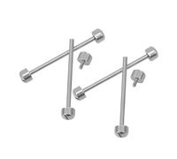 PartyKindom 4 Pièces Watch Screw Tube Rods Steel Strap Connection Pins for Secure Watch Band Repair Compatible with Metal and Leather Bands