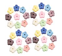 PartyKindom 40pièces Pins à Cheveux Floraux Miniatures Petites Pinces à Cheveux Forme De Fleur Pour Fille