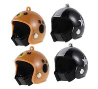 PartyKindom 4pièces Casque De pour Poules De Chapeaux pour Oiseaux Casque pour Et Poules Accessoires Canards Et Volatiles