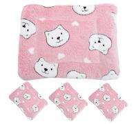 PartyKindom 4pièces Couvertures pour Cochon Tapis De Couchage pour Hamster Lot de Accessoires pour Petits Animaux