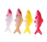 PartyKindom 4pièces Figurines De Poissons Rouges Miniatures Réalistes pour Aquarium Ornements De Décoration Flottants Artificiels Poissons Décoratifs