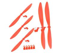 PartyKindom 5 Ensembles Hélice modèle d'avion Accessoires de modèle d'hélicoptère Fourniture d'avion pièces de Rechange pour modèles d'hélicoptères hélices de modèle de Voiture Plastique