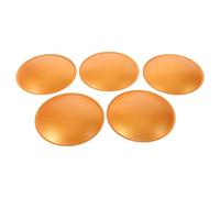 PartyKindom 5 Pièces 92mm Cache-poussière Jaune Dôme Haut-Parleur en | Pièce D’entretien Audio, Installation Manuelle Simple, Réduit la Distorsion, pour Atelier Domestique