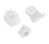 PartyKindom 5 Pièces Accessoires de Store Enrouleur, Pièces Détachées pour Store Enrouleur, Plastique Blanc, Ajustement, Fonctionnement Silencieux, Bureau et Extérieur