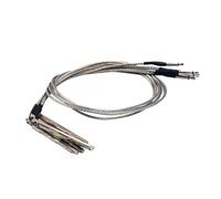 PartyKindom 5 pièces Barres de Micro Piezo pour Guitare Ensemble de Tiges de Pickup Passif pour Guitares Folk et Cigar Box Riche et Mellow Facile à Installer Sous Sillet
