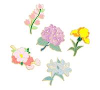 PartyKindom 5 pièces Broche Fleurie Vintage Épingle à Vêtements Métallique Décorative pour Femmes Accessoire Élégant pour Robes et pour Fête et Anniversaire