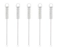 PartyKindom 5 Pièces Brosse Nylon à Pointe Souple Coton Brosse Pour Tube De Tétine à Tête Souple Pour Bocal Et Fiole