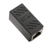 PartyKindom 5 Pièces Coupleur Ligne Câble Coupleur Femelle vers Femelle Noir Connecteur