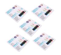 PartyKindom 5 Pièces Thermomètre Autocollant Étanche pour Sticker Température avec Affichage LCD pour Assurer que Eau Bain Est Toujours Bonne Température