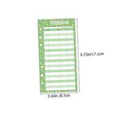 PartyKindom 50 Feuilles Recharge Budget Perforées Cartes de des Dépenses Pratiques pour Planificateur Financier Facile des Finances