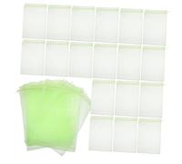 PartyKindom 50 pièces Sachet de Protection de Fruits Filet Aéré Insectes et Oiseaux pour Jardin Organza Respirant Protection pour et Raisins