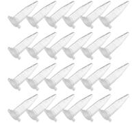 PartyKindom 500 pièces Tubes à Centrifuger avec Bouchon Étanches Petits Tubes Essai pour Laboratoire Usage Scientifique Biochimie