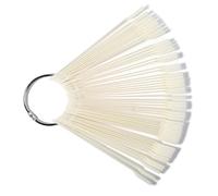 PartyKindom 50Pièces Outils Affichage Vernis à Ongles Bâtons de Pratique pour Nail Art et Formation Échantillon de Couleur de Vernis à Ongles Accessoires Manucure Pratiques