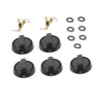 PartyKindom 5pièces Bouton De Cuisinière à Gaz Marche Arrêt Bouton De Rechange Pour Cuisinière à Gaz Lot