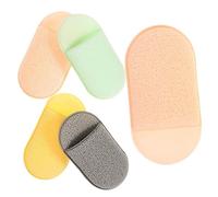 PartyKindom 5pièces Éponges Visage Nettoyantes Lot De Éponges Exfoliantes Pour Lavage Et Application Précise Facile à Nettoyer Conception Ergonomique