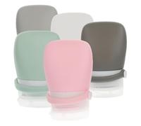 PartyKindom 5pièces Flacons de Voyage Silicone pour Cosmétiques Rechargeables Bouteilles Anti-fuite pour Lotions Shampooings et Liquides de Toilette Kit Toilette Femme Compact et Pratique