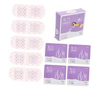 PartyKindom 5Pièces Masque Vapeur pour Yeux Non Tissé Souples et Confortables Fatigue Oculaire Amélioration Circulation Sanguine
