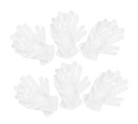 PartyKindom 6 paires Gants Microfibre Réutilisables pour Manutention Artistique Inspection Bijoux et Antistatiques Confortables Unisexes