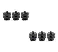 PartyKindom 6 Pcs Support De Caméra Trépied Caméra Trépied Stand Filetées Adaptateur Trépieds Trépied Adaptateur Trépied pour Appareil Photo Convertisseur De Griffe Double Couche
