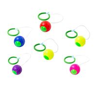 PartyKindom 6 Pièces Balles à Sauter Colorées pour Garçon Fille Saut à Cheville et pour Développement de Coordination Équilibre Exercice Extérieur pour Garçons et Filles