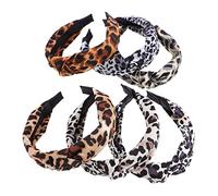 PartyKindom 6 pièces Bandeaux Cheveux Mode Large Croisé Enveloppé Accessoires Cheveux Femmes Confort et Maintien