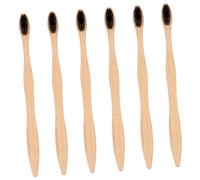 PartyKindom 6 pièces Brosse à Dents Tête Large Poils Souples pour Nettoyage Doux des Gencives Écologique et Durable Adaptée Aux Adultes et Familles