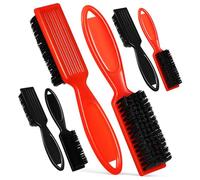 PartyKindom 6 pièces Brosse de Nettoyage pour Tondeuse Barbier Nylon Doux Outil Portable pour Coupe et Barbe Homme Salon
