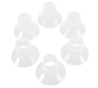 PartyKindom 6 Pièces Convertisseur De Tire-lait Inserts Pour Le Lait Inserts De Bride Lavables Remplacez-vous Remplacement De L'insertion De La Bride Transparent Gel De Silice
