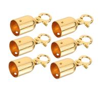 PartyKindom 6 pièces Embouts de Corde avec Crochet Butées de Fin de Corde Sécurisées pour Contrôle de Foules et Accessoires de Barrières Accueil Compatible avec Divers Systèmes de Rampe