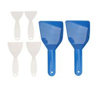 PartyKindom 6 pièces Lot de à Glace Plastique Robustes Spatules Dégivrage Réfrigérateur Multifonctions Outil pour Enlever la Glace Adapté Aux Congélateurs et Cuisines Nettoyage Facile sans