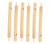 PartyKindom 6 Pièces Miniature Wooden Bird Whistles Set For Safe Musical Flute Toys Easy To Play Compact For Outdoor Fun And Social Interaction