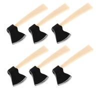 PartyKindom 6 Pièces Modèles de des Outils de Jardinage hachette de feu de Camp Miniature Outils Miniatures Accessoires de Maison de poupée Miniature Maison de poupées Alliage