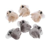 PartyKindom 6 Pièces Pince à Cheveux En Peluche Koala Assorti Accessoires Koala à Clipser Pince à Cheveux D'animaux En Peluche Petit Clip Veille Côté Épingle à Cheveux Animaux Fille Velu