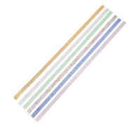 PartyKindom 6 rouleaux Ruban Adhésif DIY Acrylique avec Strass Colorés pour Décoration Scrapbooking et Fêtes Autocollants Durables