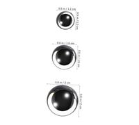 PartyKindom 60 Ensembles Safety Eyes for Stuffed Animals Plastic Craft Eyes for Crochet Toys and DIY Doll Projects