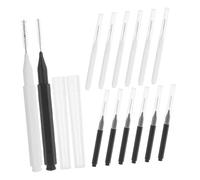 PartyKindom 60 Pièces Mini Eyelash And Eyebrow Brushes With Caps Portable Micro Applicators For Brow Lamination And Lash Extensions Compact Eye Makeup Tools