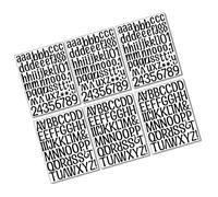 PartyKindom 6feuilles Sticker Mural Alphabet Décoration Chambre Autocollants Lettres Repositionnables Sticker Éducatif Pour Mur Garçon Fille