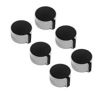 PartyKindom 6pièces Bouton De Contrôle Pour Cuisinière à Acier Inoxydable Pour Réchaud Et Four Accessoire Indispensable Pour Cuisine Professionnelle