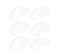 PartyKindom 6pièces Coussinets De Mentonnière Pp Accessoires Casque Protègent Menton Pour Casques Moto Vélo Roller