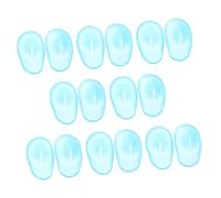PartyKindom 8 Paires Tas D'oreilles De Pour Les Cheveux Couvre-oreilles De Bouchons D'oreille Pour La Des Cheveux Accessoire Bouchon D'oreille Gel De Silice Ciel Bleu