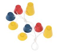 PartyKindom 8 Pièces de Tees de Golf Polyvalents en Caoutchouc avec Design de Précision pour Accessoires Pratiques pour Entraînement Intérieur et Parcours de Golf