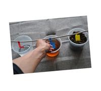 PartyKindom 8 pièces Étiquettes Autocollantes Papier pour Câbles Stickers Adhésifs Couleurs Rouge Jaune Bleu Vert pour Organisation et Identification Marqueurs Manuscrits Polyvalents pour