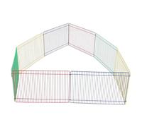 PartyKindom 8pièces Enclos Modulable pour Petits Animaux sans Arêtes pour Cochons Hamsters Lapins Et Autres Rongeurs Parc De Jeu Sûr Et Amusant pour Activité