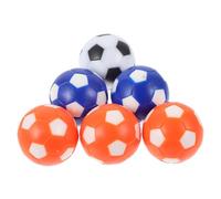 PartyKindom 9 pièces Balles de Foot Colorées pour Remplacement Accessoires de Jeu de Table Compact et Résistant