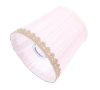 PartyKindom Abat-jour Tissu Rose pour Lampe Protection Lumière Douce Adapté Plafonnier Applique Suspension Chevet Prolongateur Durée Ampoule